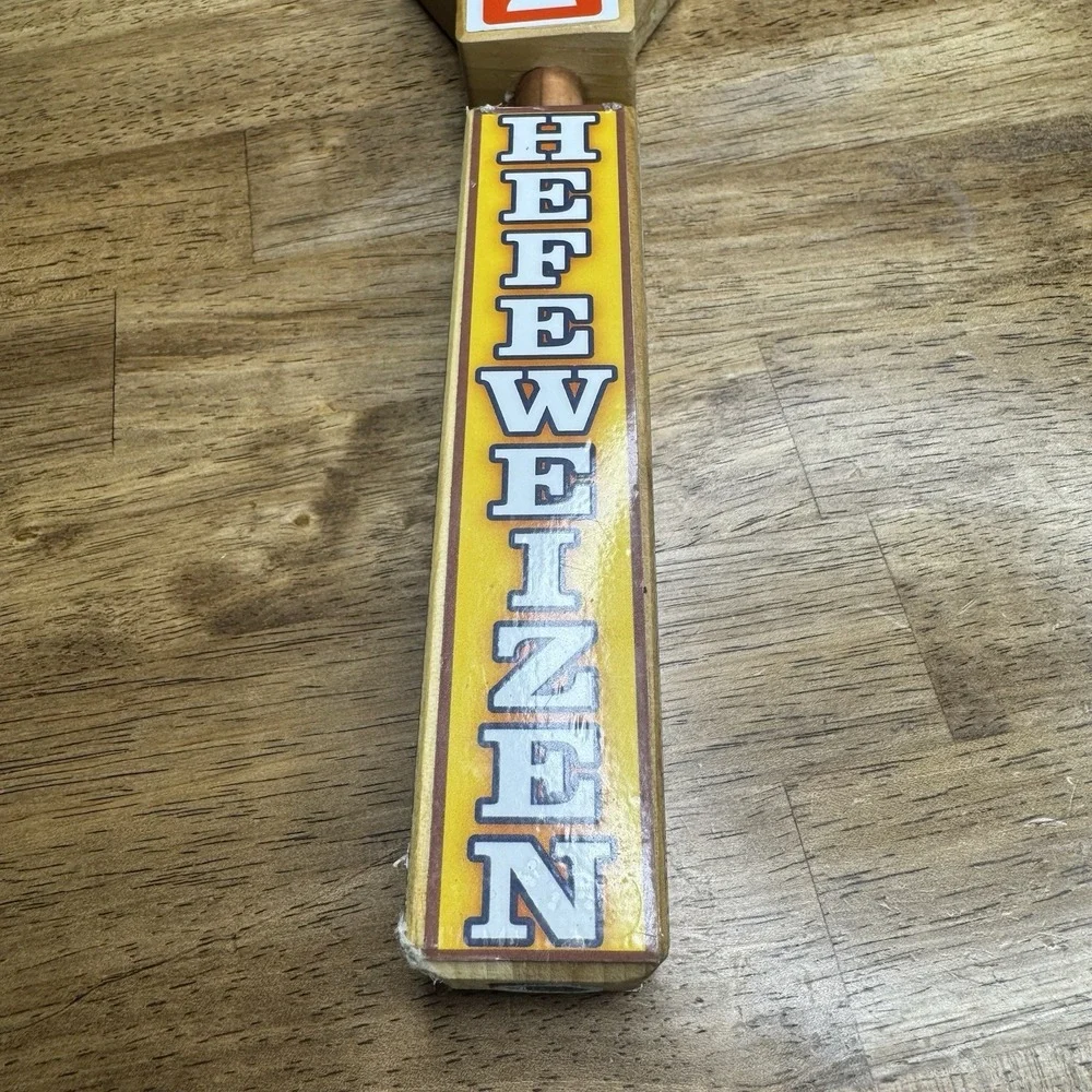 Yazoo Hefeweizen Beer Tap Handle Wood Brewery Bar Pub Mancave Decor
